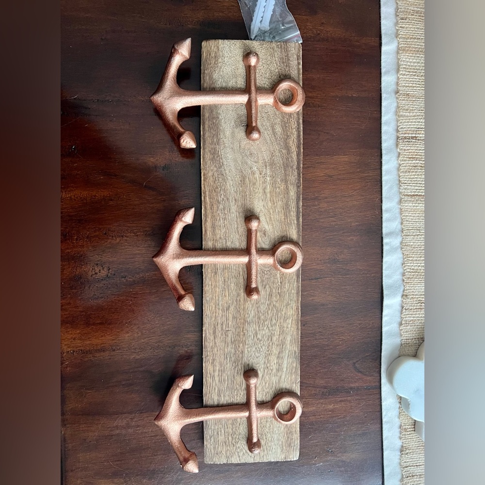 Copper Anchor Wall Decor